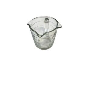 Vintage Anchor Hocking 3 Pour Spout Glass Measuring 1 Cup, Historic Kitchen USA